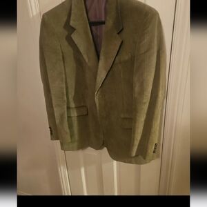 Men's Olive Monsieur Adolfo Blazer Size Medium